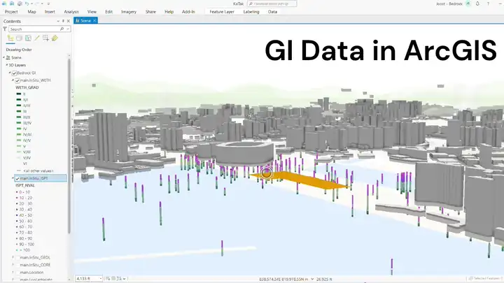 Kai Tak, Hong Kong, 3D GI data visualization in ArcGIS